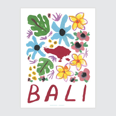 Bali Gouache Print
