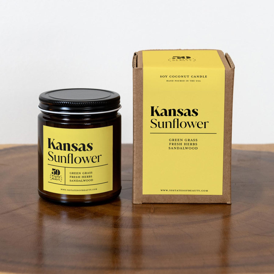 Kansas Sunflower Candle