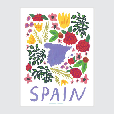 Spain Gouache Print