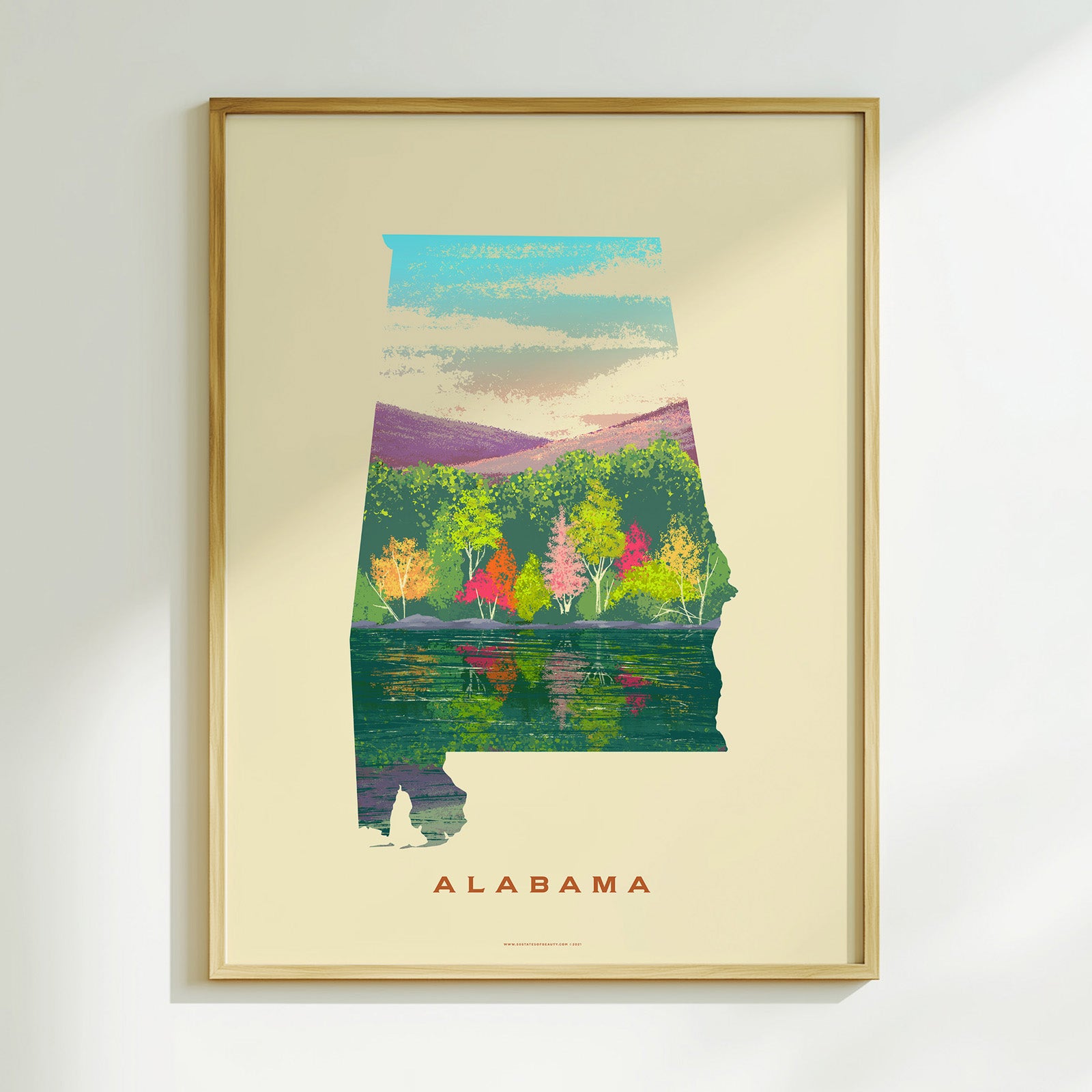 Alabama Talladega Forest Print