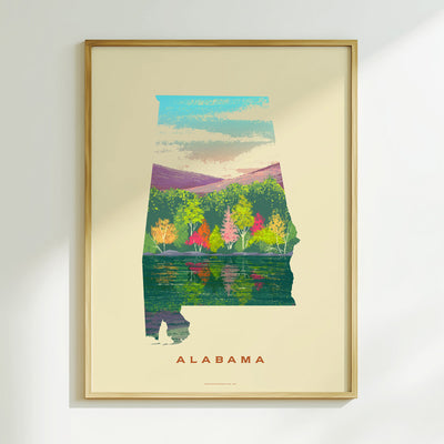 Alabama Talladega Forest Print