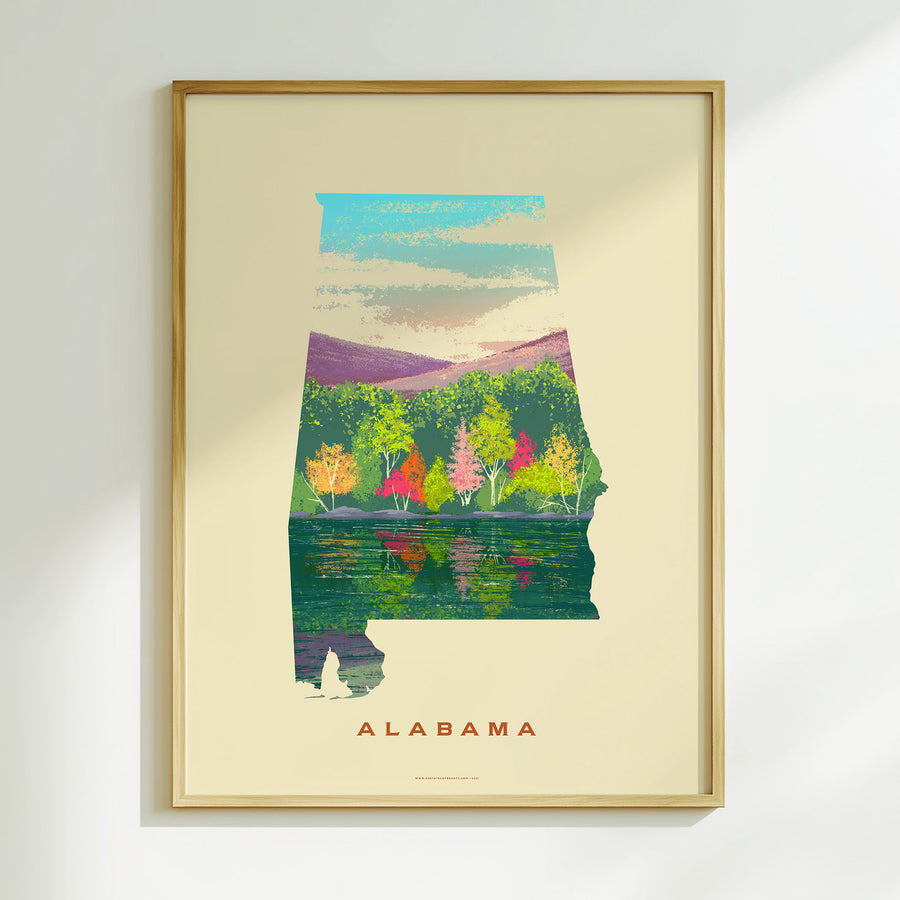 Alabama Talladega Forest Print