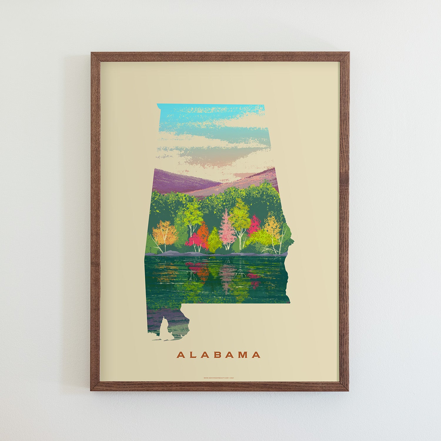 Alabama Talladega Forest Print