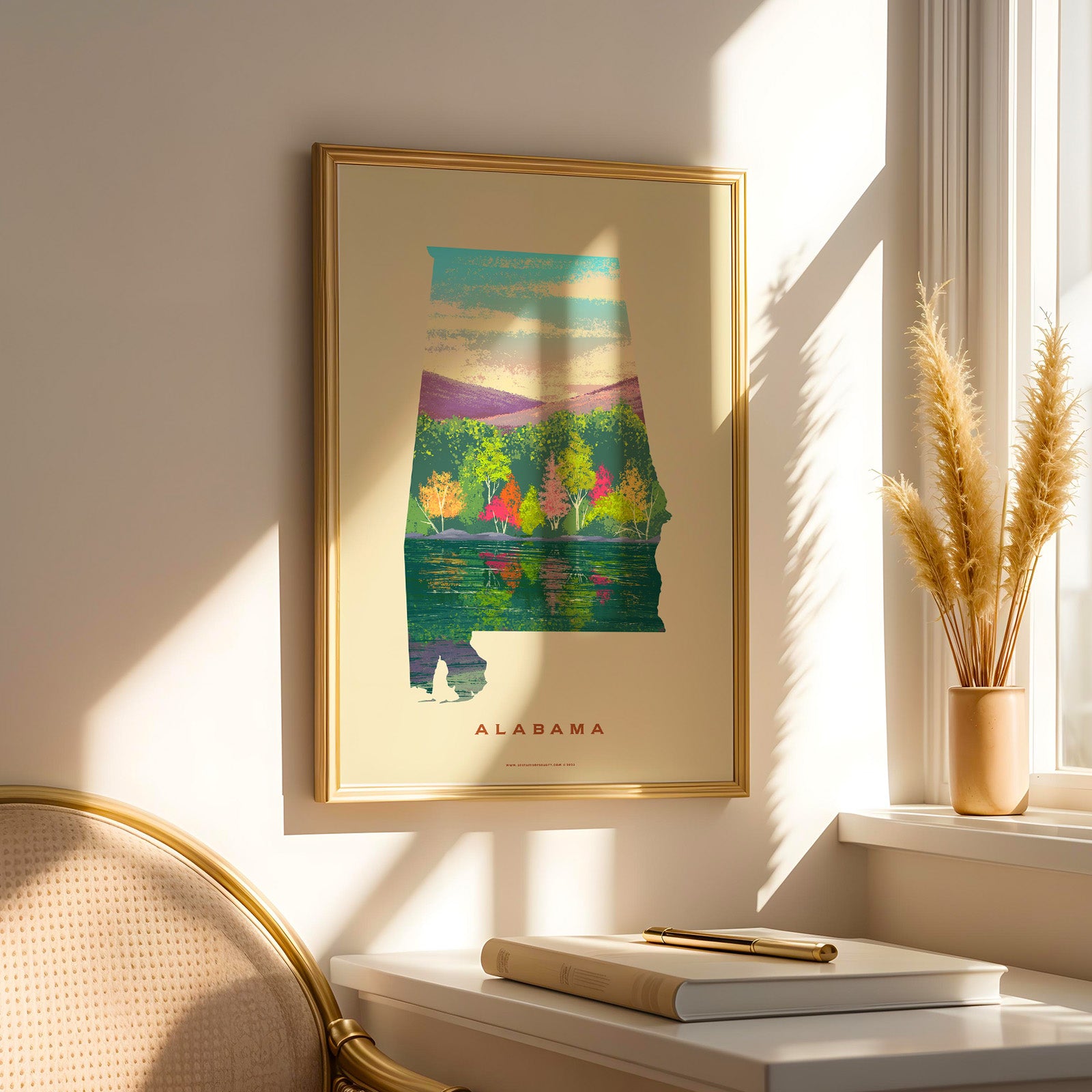 Alabama Talladega Forest Print