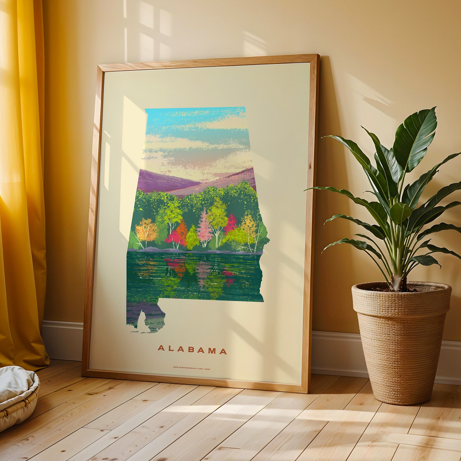 Alabama Talladega Forest Print