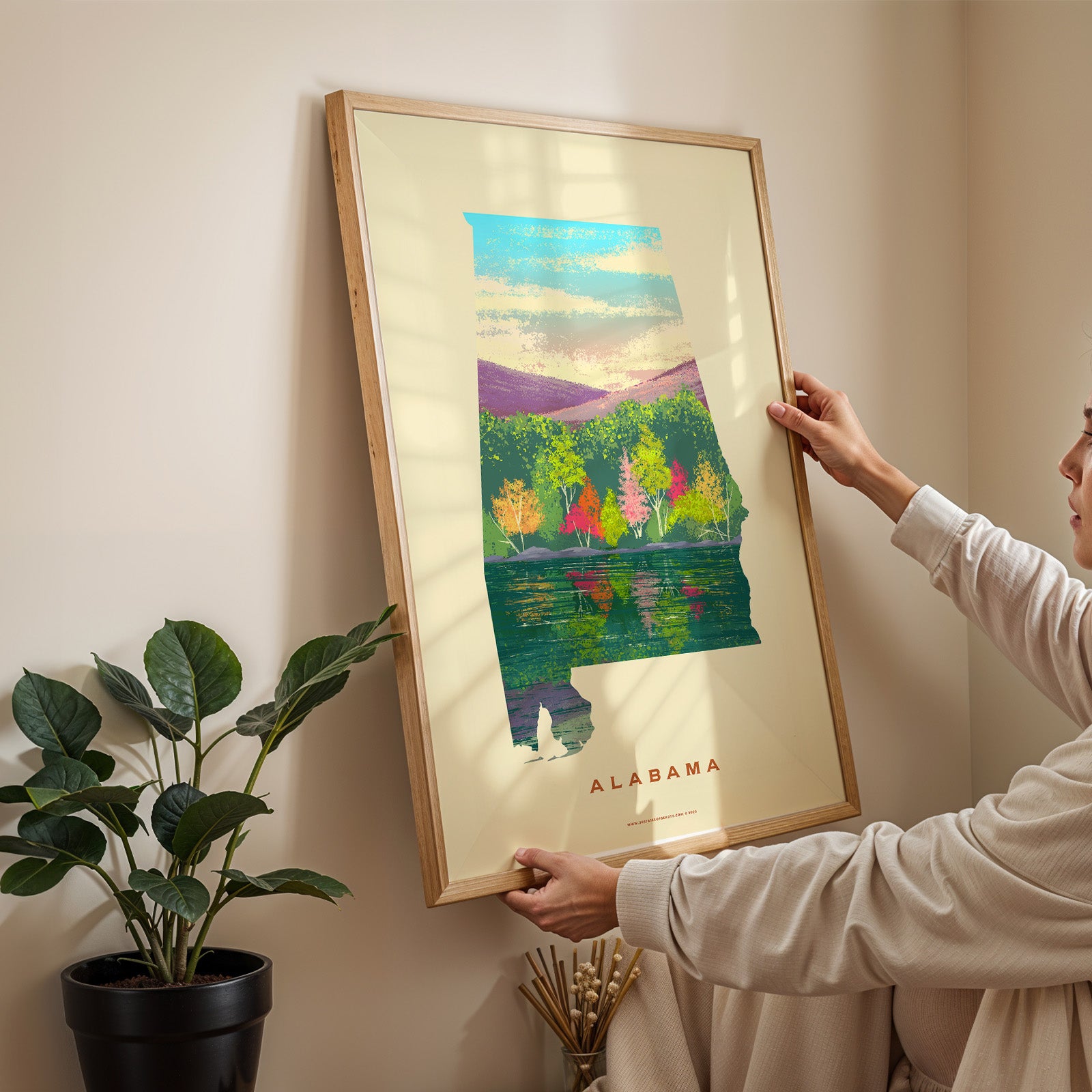 Alabama Talladega Forest Print