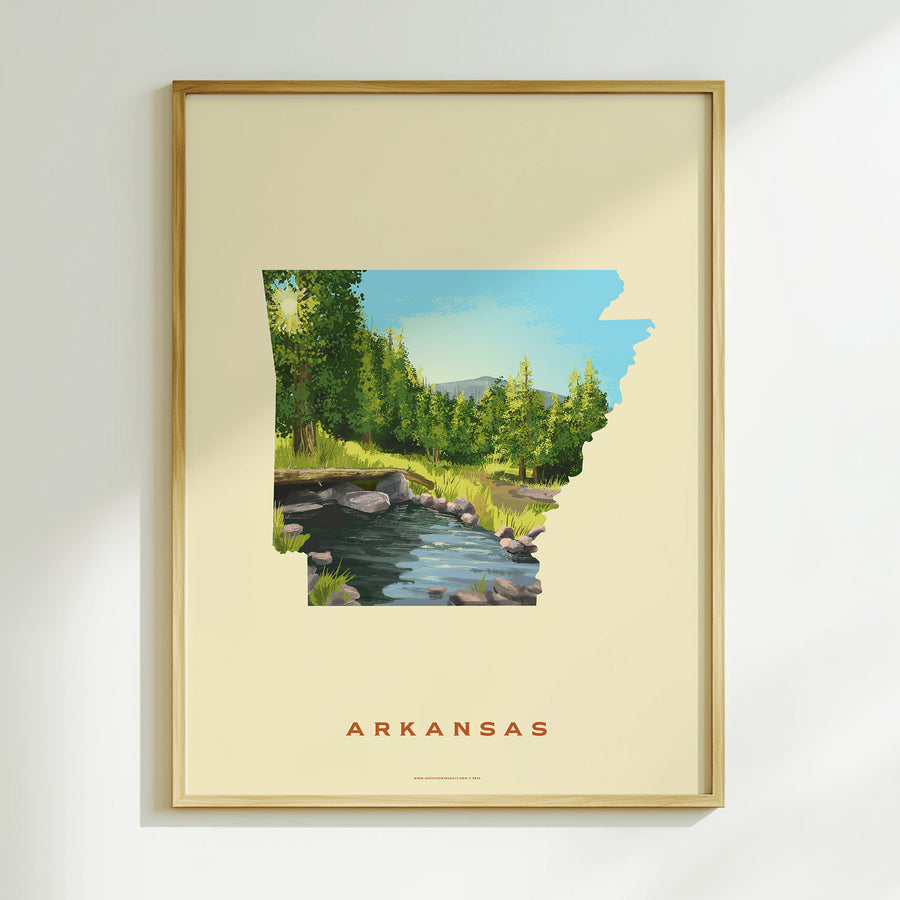 Arkansas Hot Springs Print