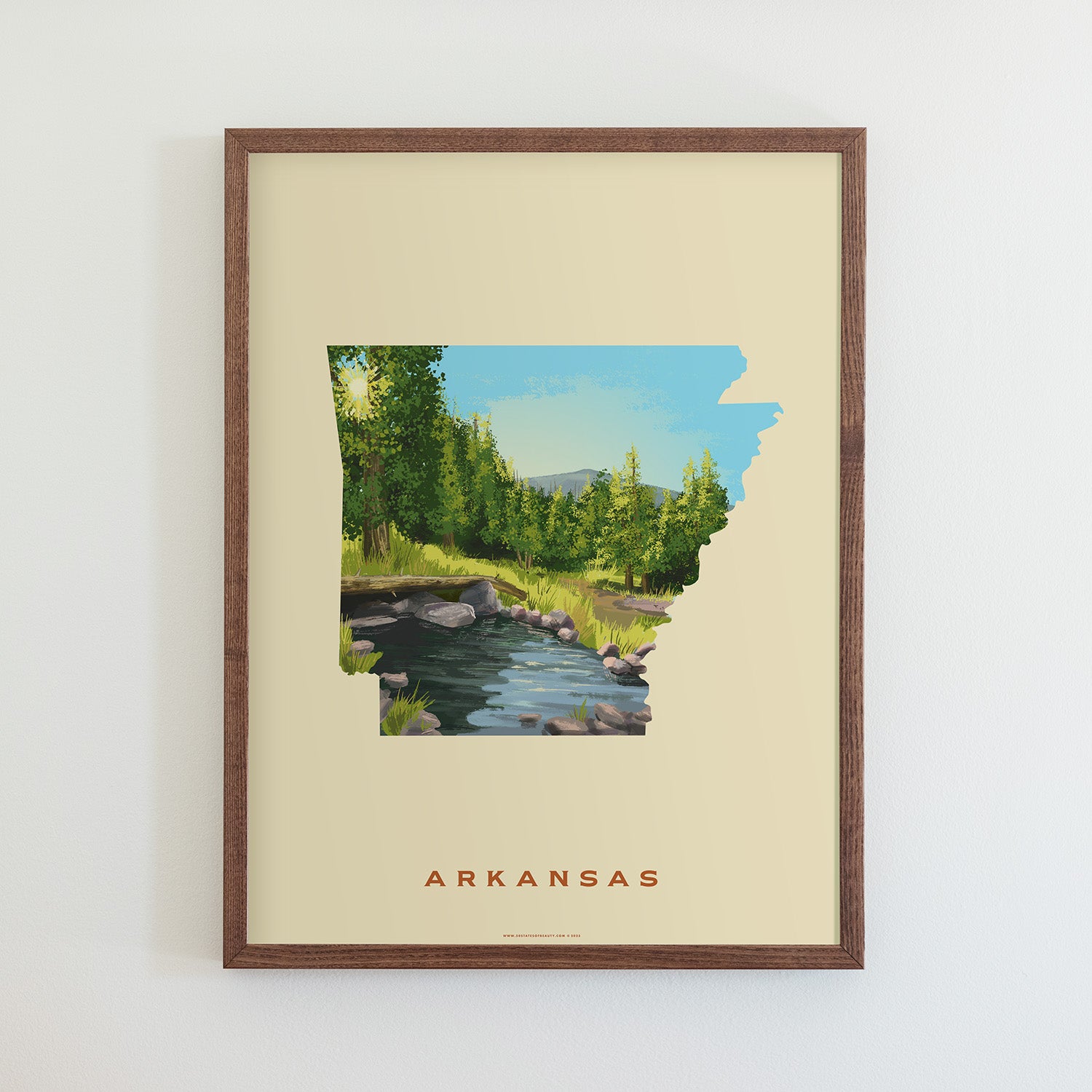 Arkansas Hot Springs Print