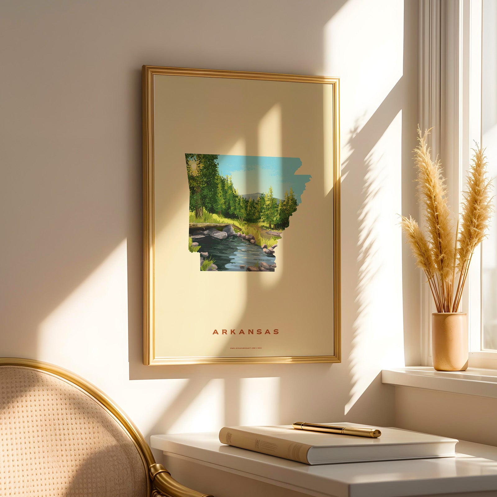 Arkansas Hot Springs Print