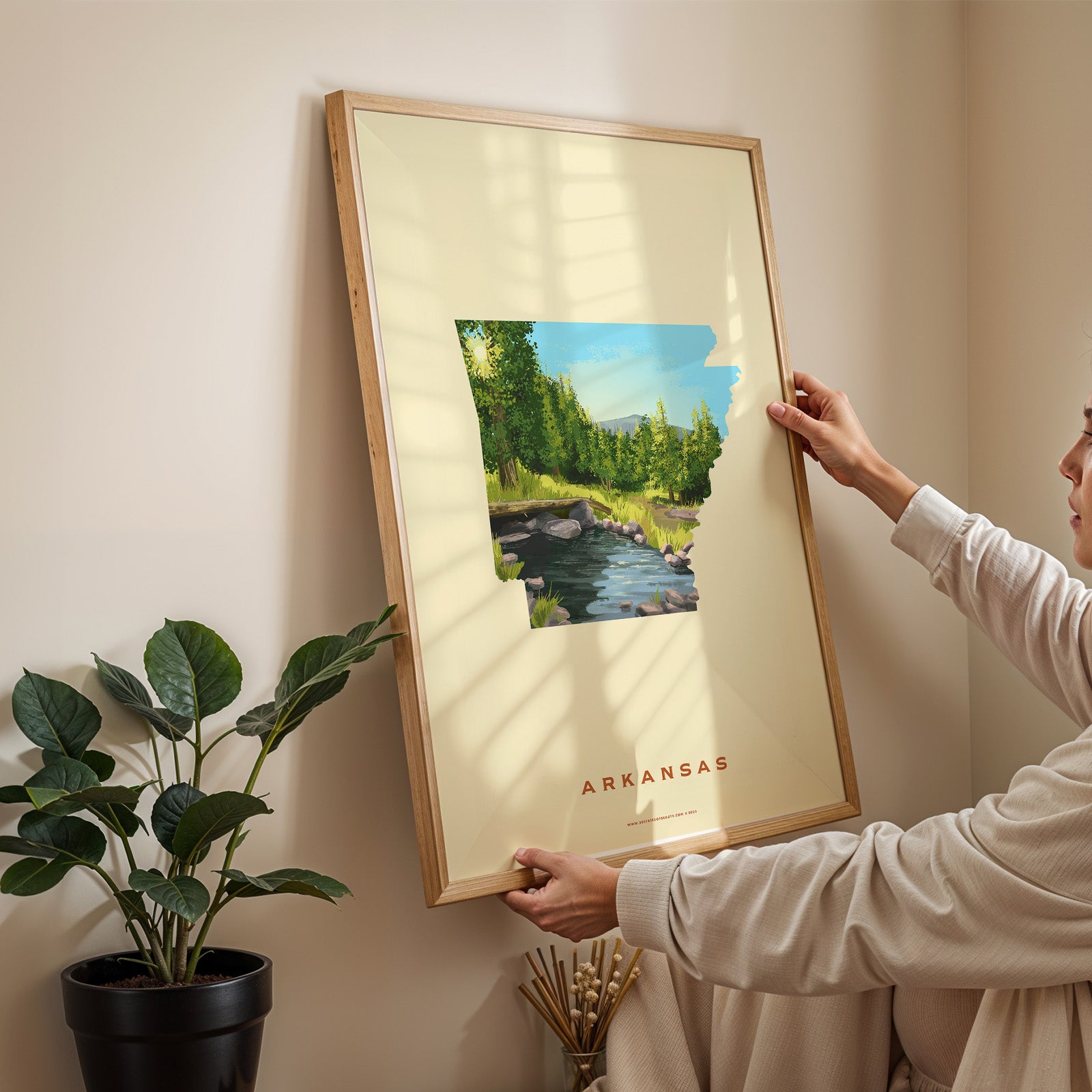 Arkansas Hot Springs Print