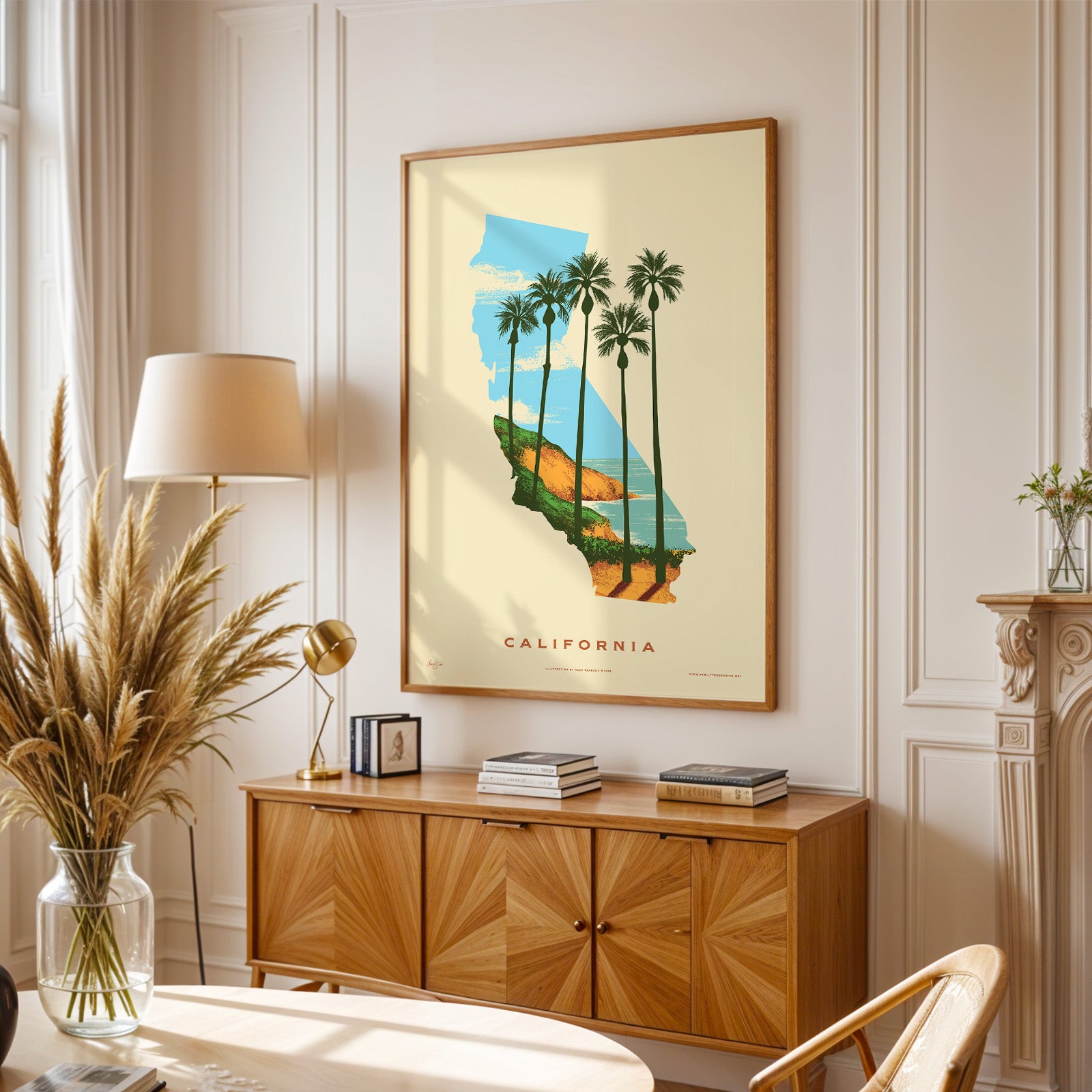 California State Print - Best Coast
