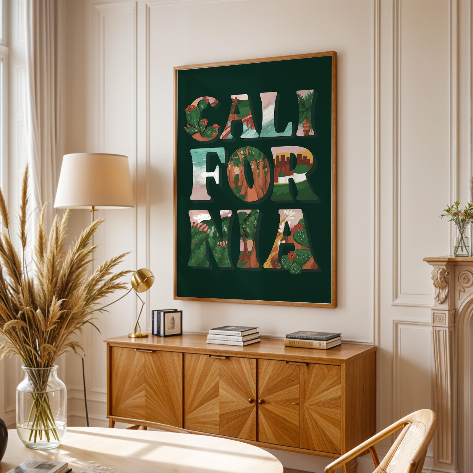 California Letterscapes Print