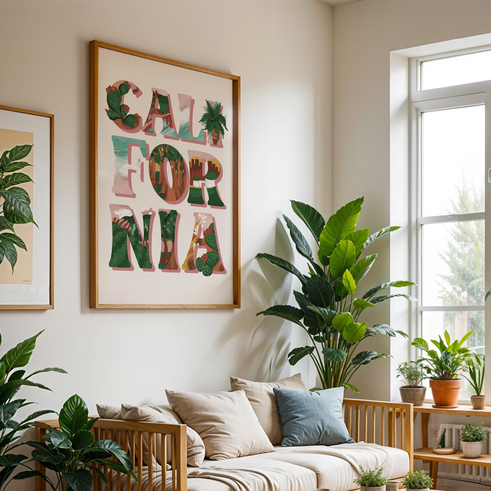 California Letterscapes Print