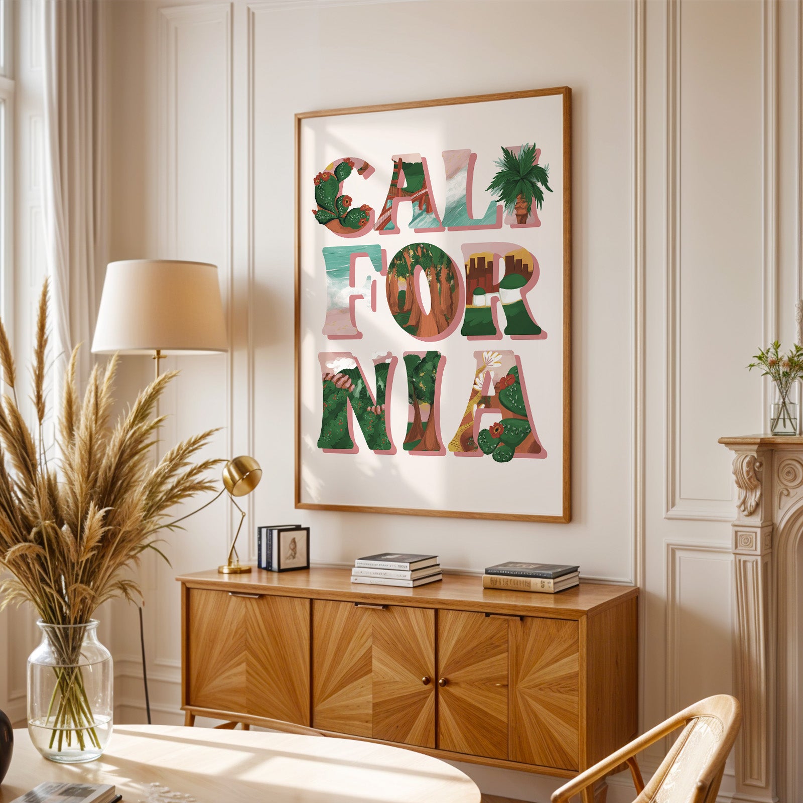 California Letterscapes Print