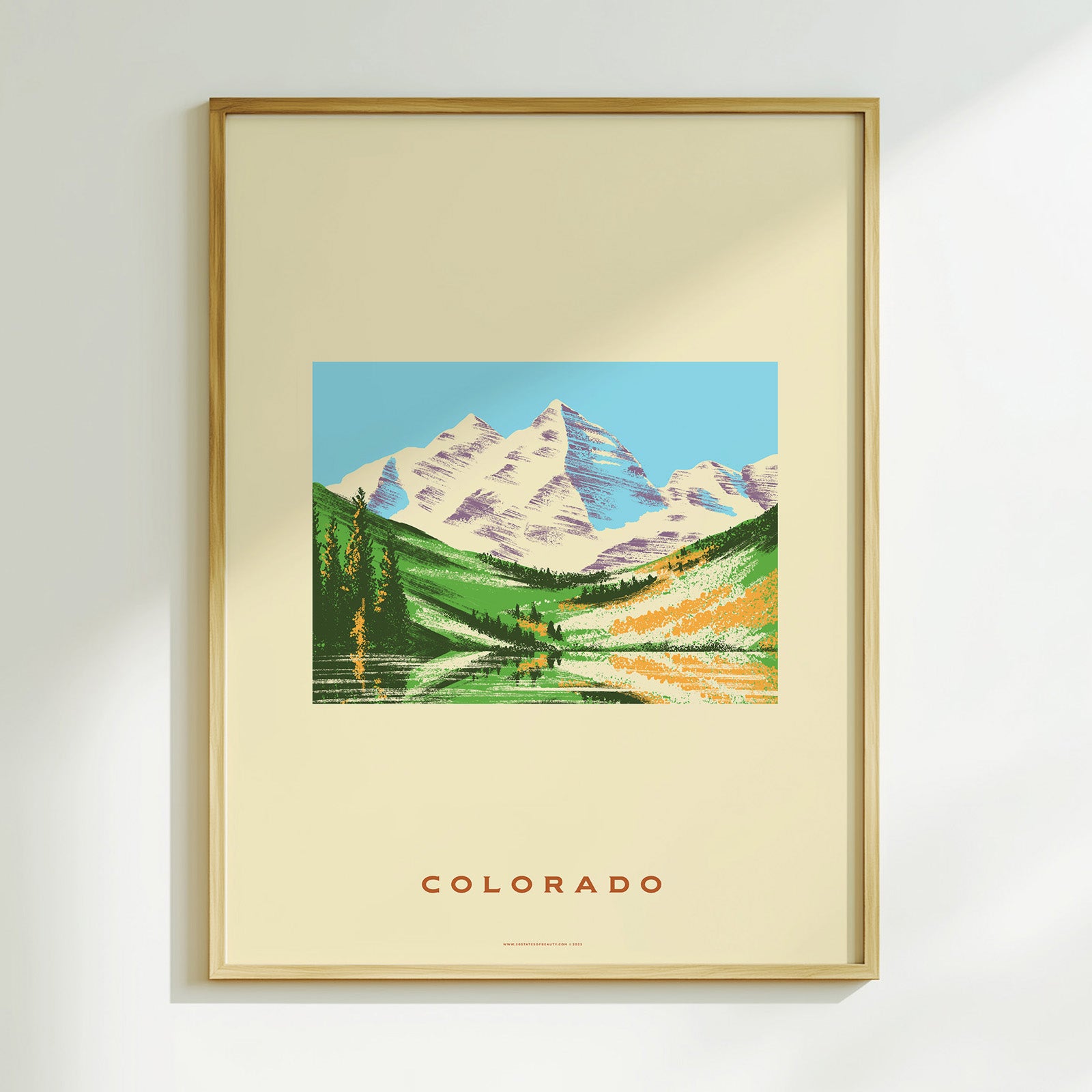 Colorado State Print - Rocky Mountains