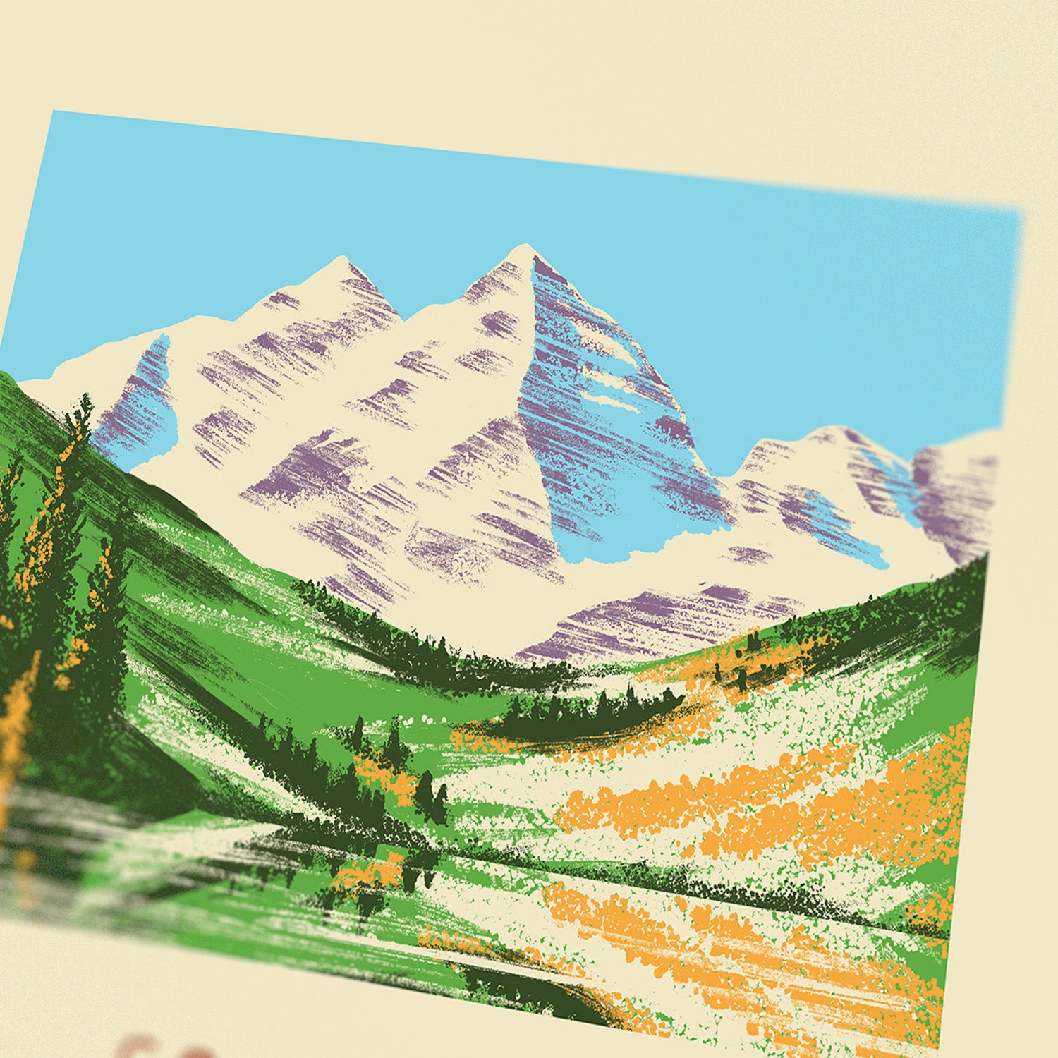 Colorado State Print - Rocky Mountains
