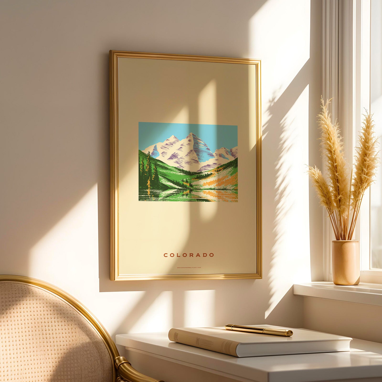 Colorado State Print - Rocky Mountains