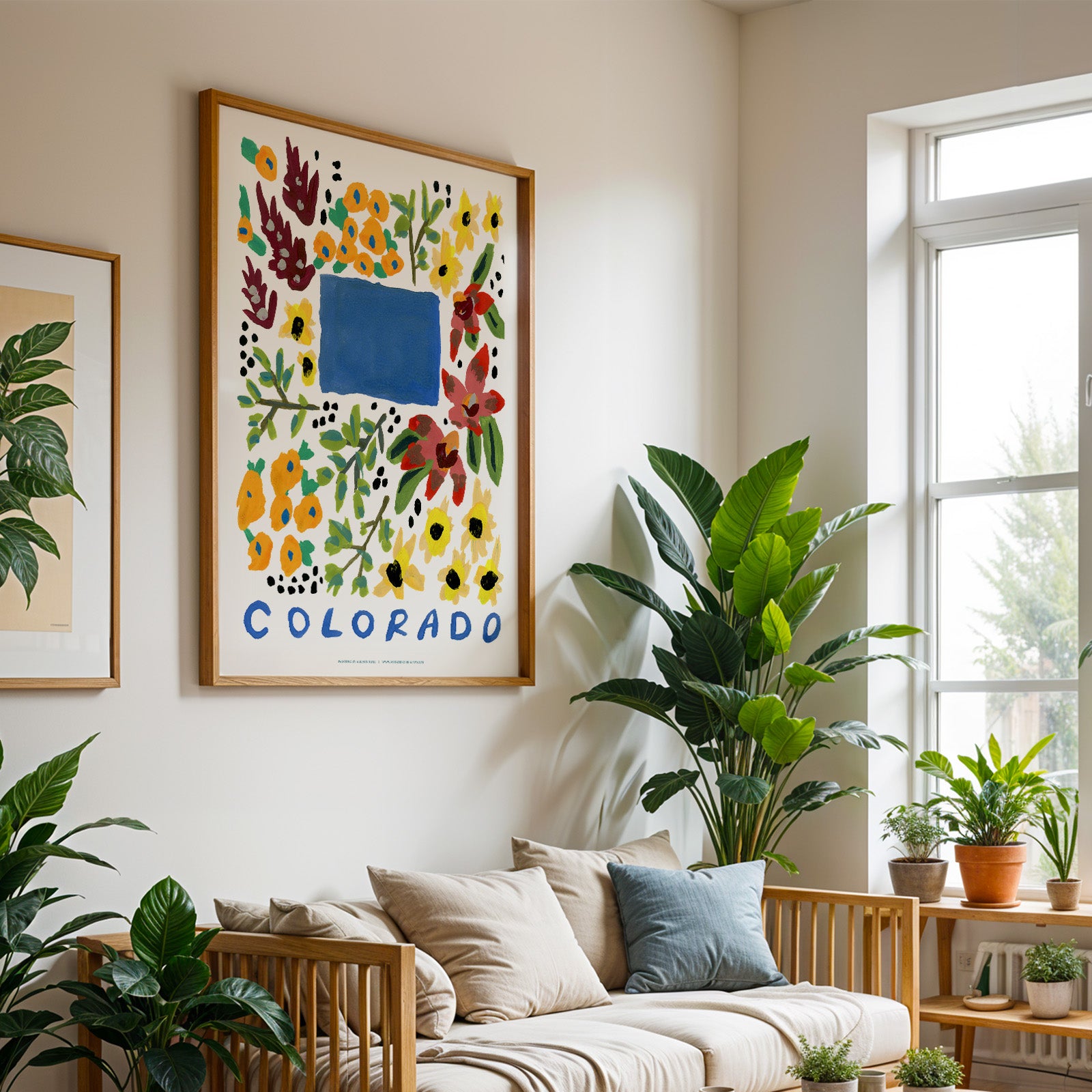 Colorado American Gouache Print