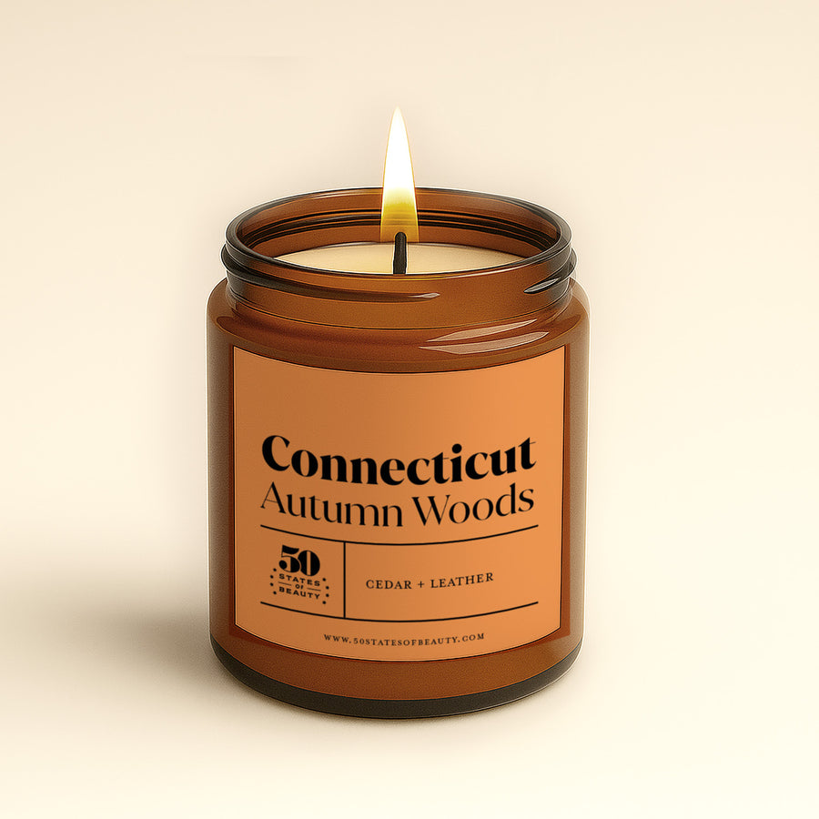 Connecticut Autumn Woods Candle PRE-ORDER