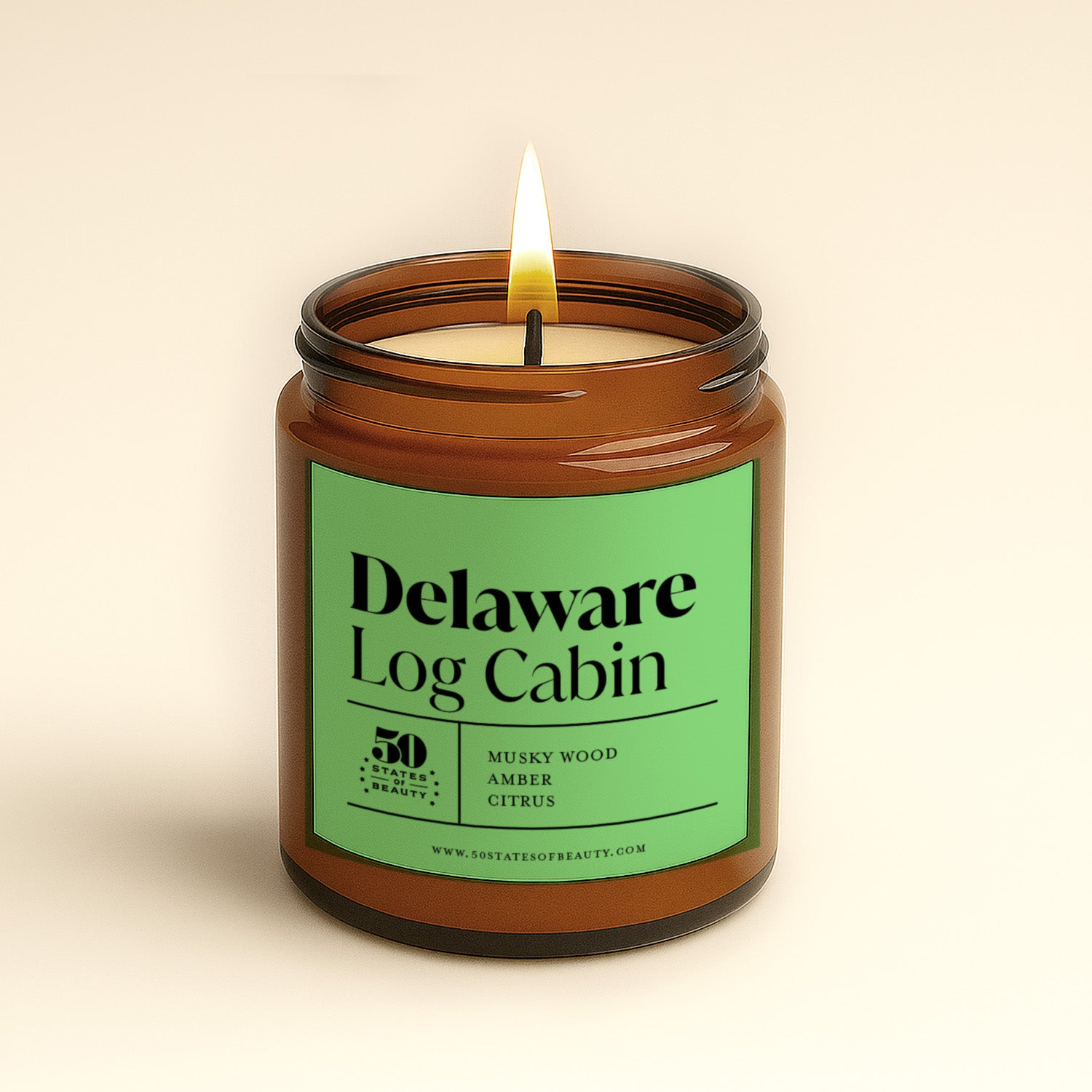 Delaware Log Cabin Candle PRE-ORDER