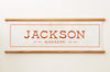 Jackson Mississippi Canvas Map