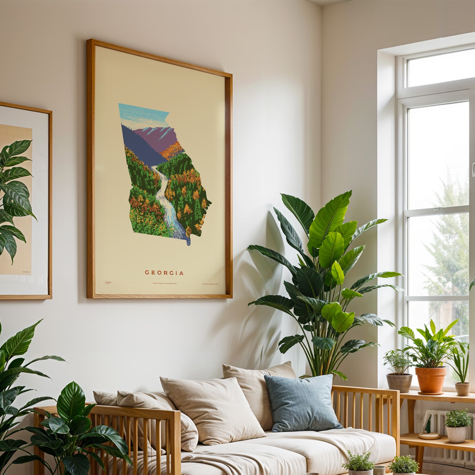 Georgia State Print - Tallulah Gorge