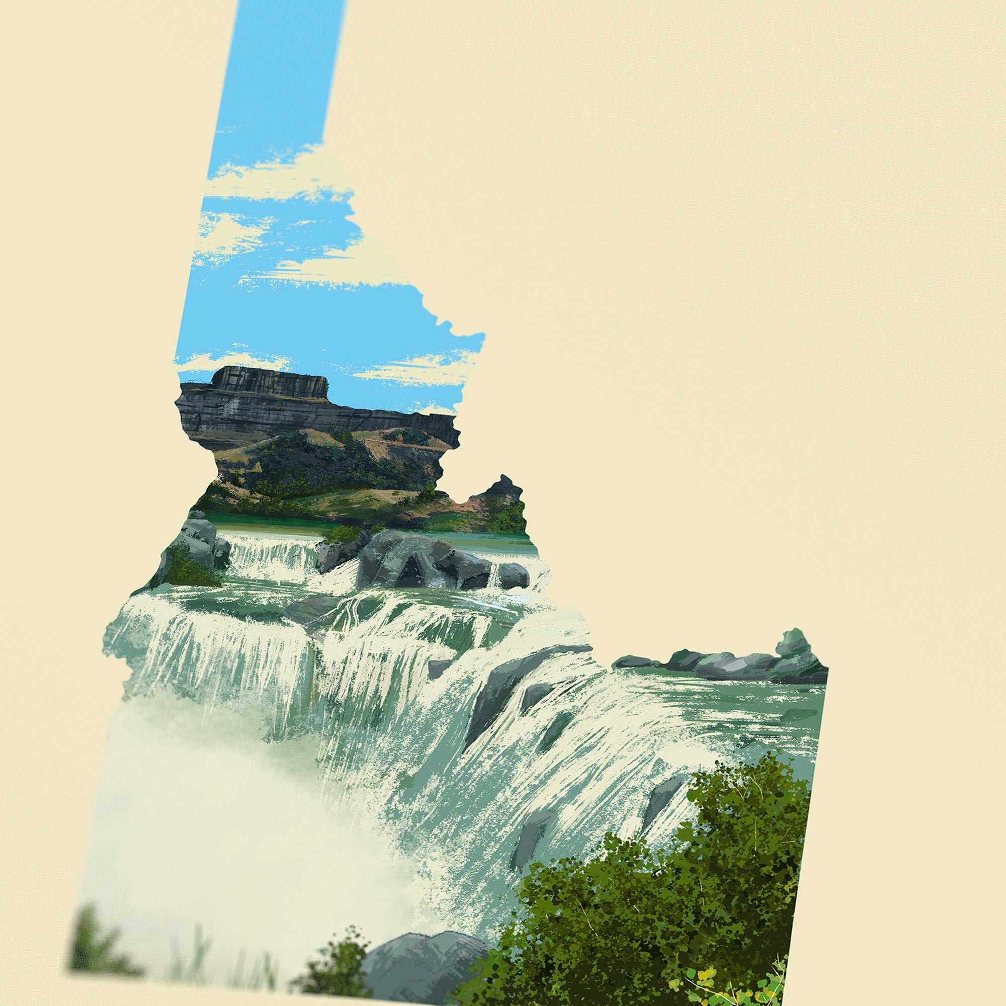 Idaho Shoshone Falls Print