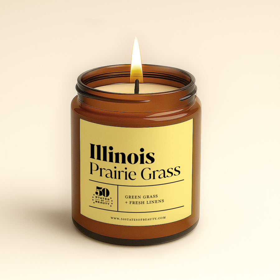 Illinois Prairie Grass Candle PRE-ORDER