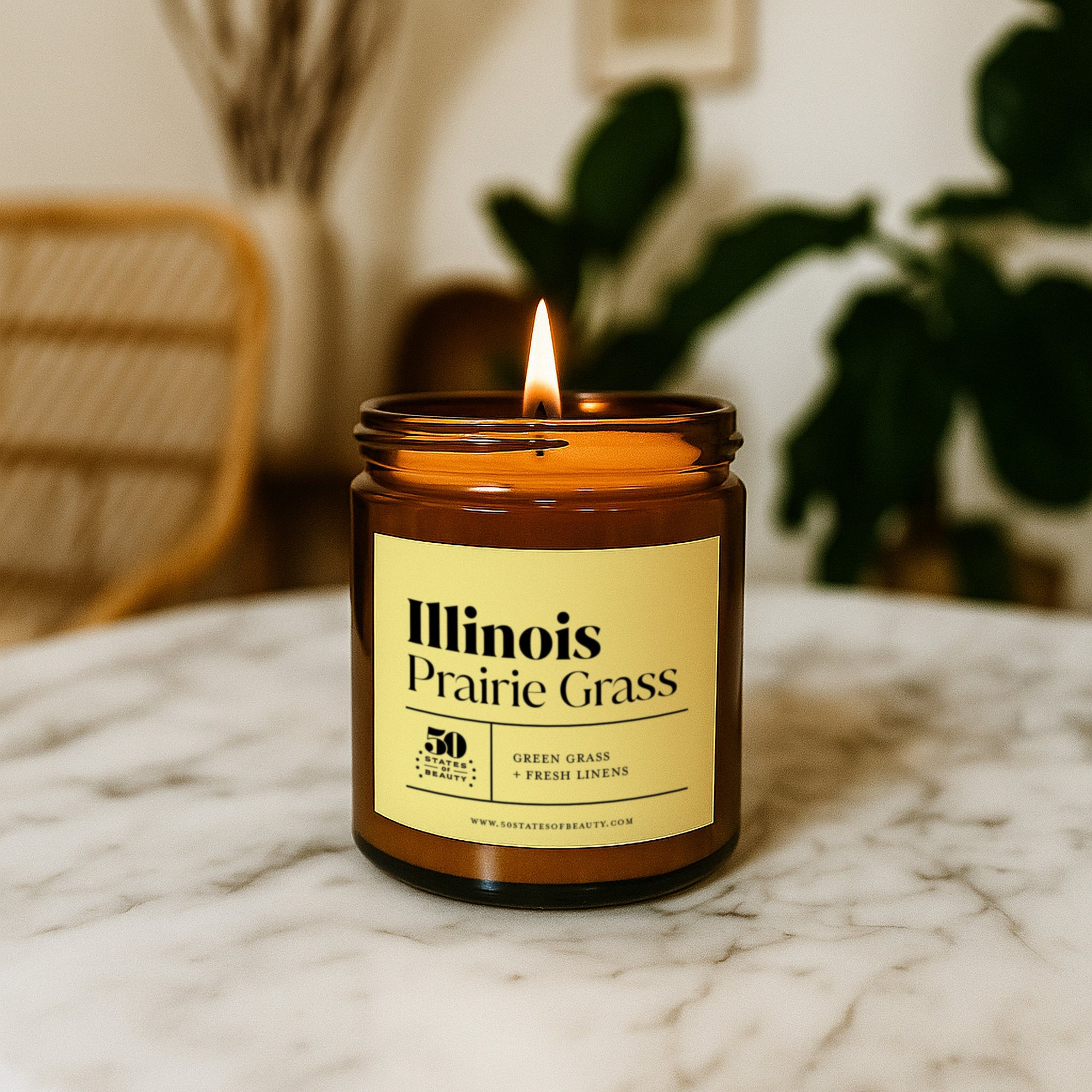 Illinois Prairie Grass Candle PRE-ORDER