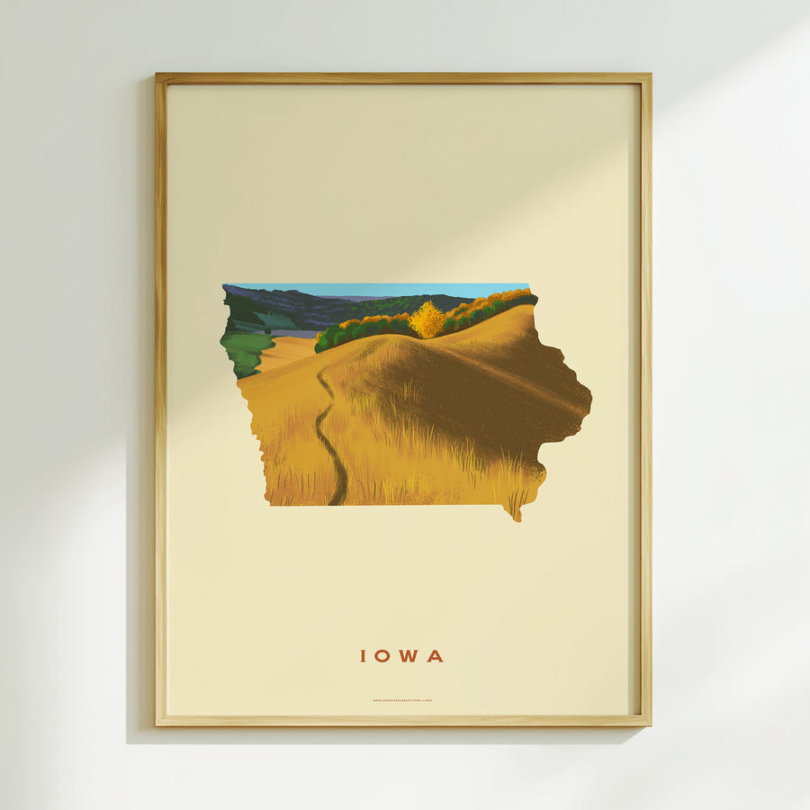 Iowa Loess Hills Print