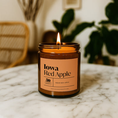 Iowa Red Apple Candle PRE-ORDER