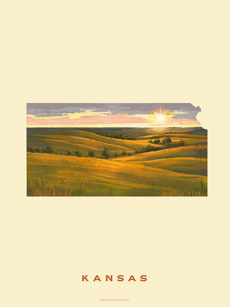 Kansas Prairies Print