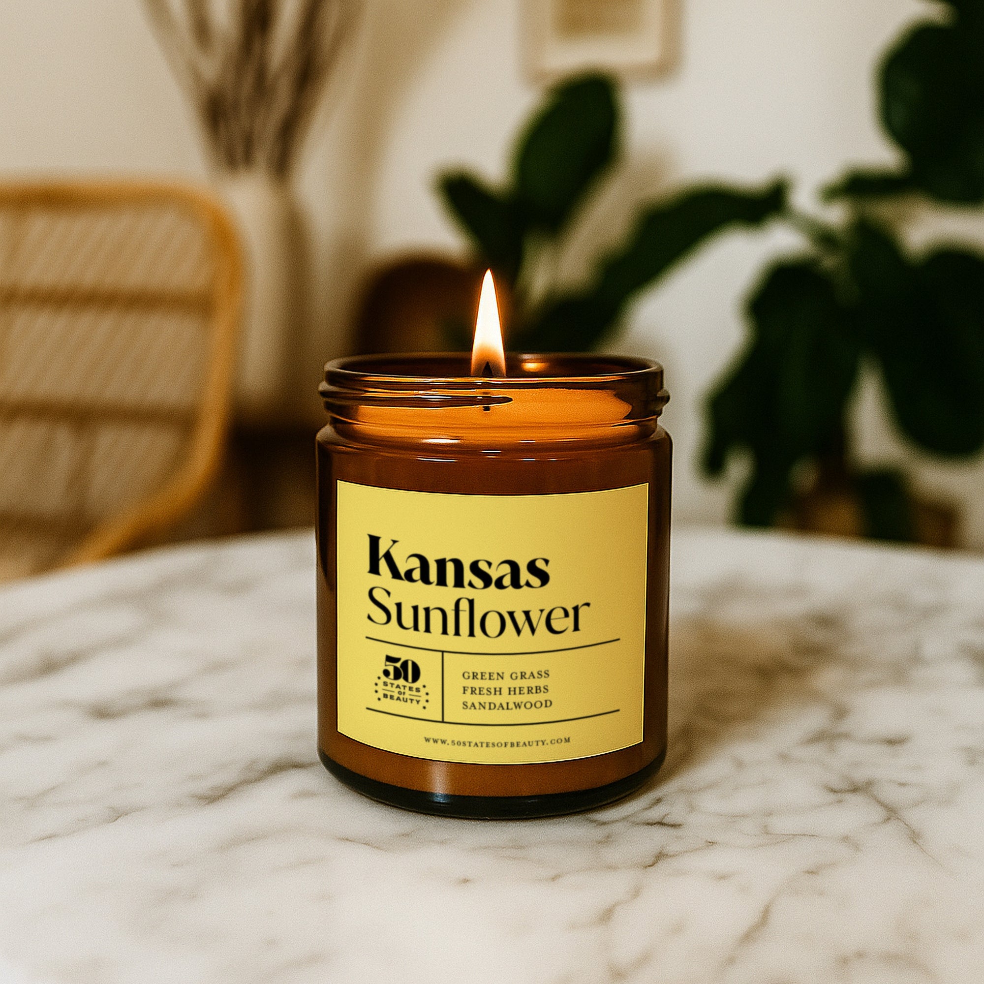 Kansas Sunflower Candle PRE-ORDER