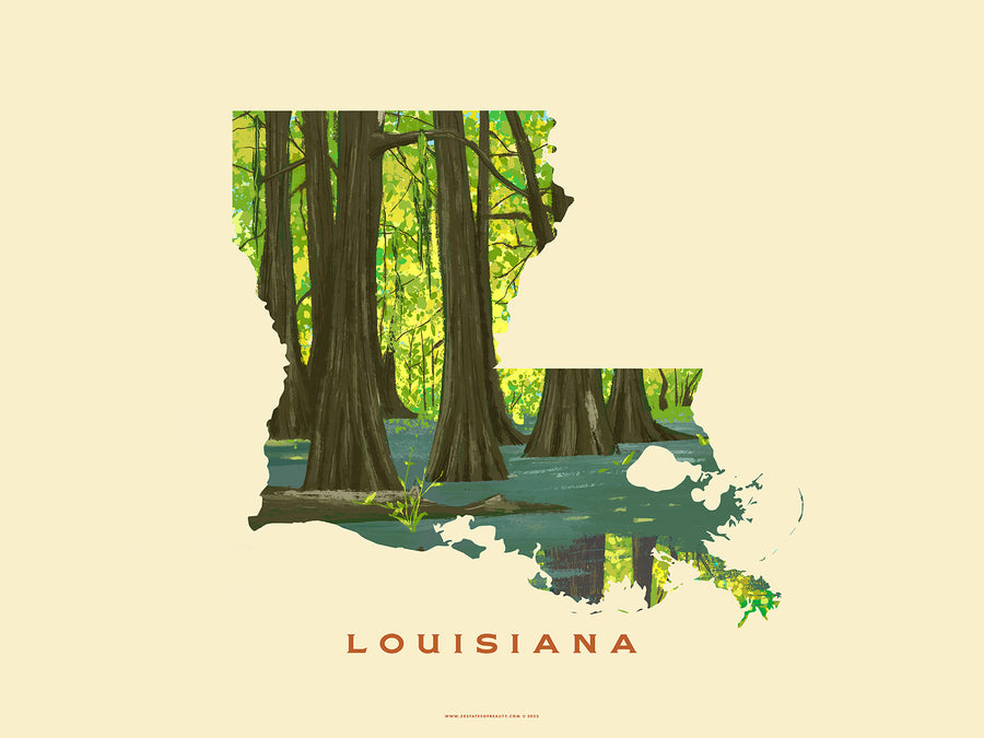 Louisiana Cypress Print