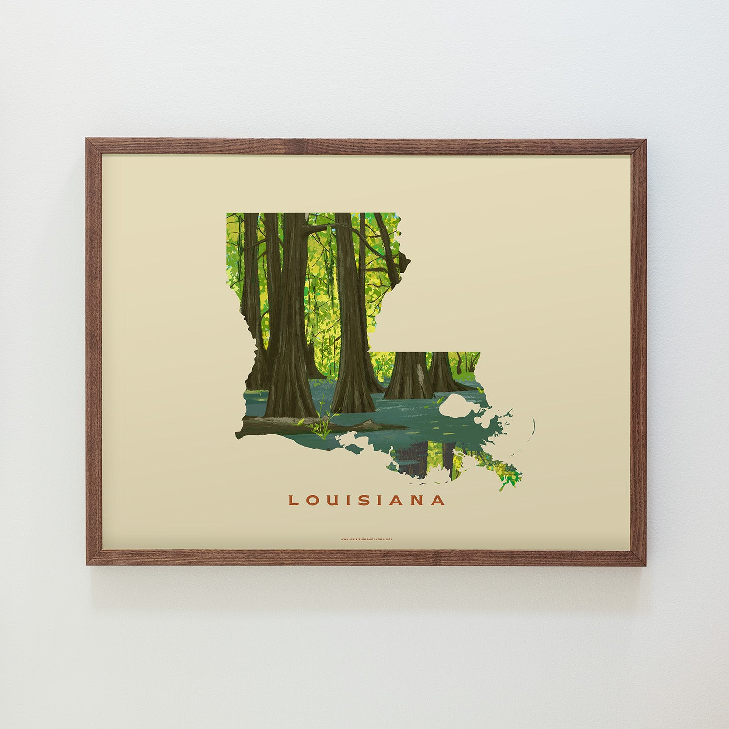 Louisiana Cypress Print