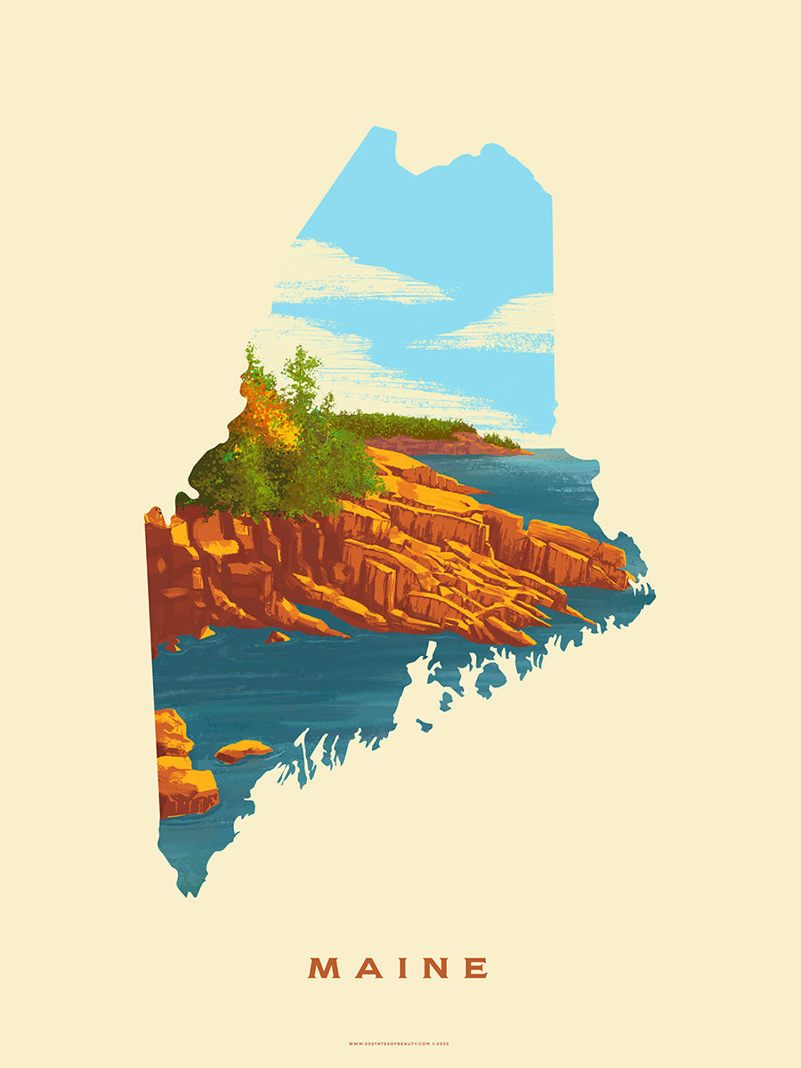 Maine Acadia National Park Print