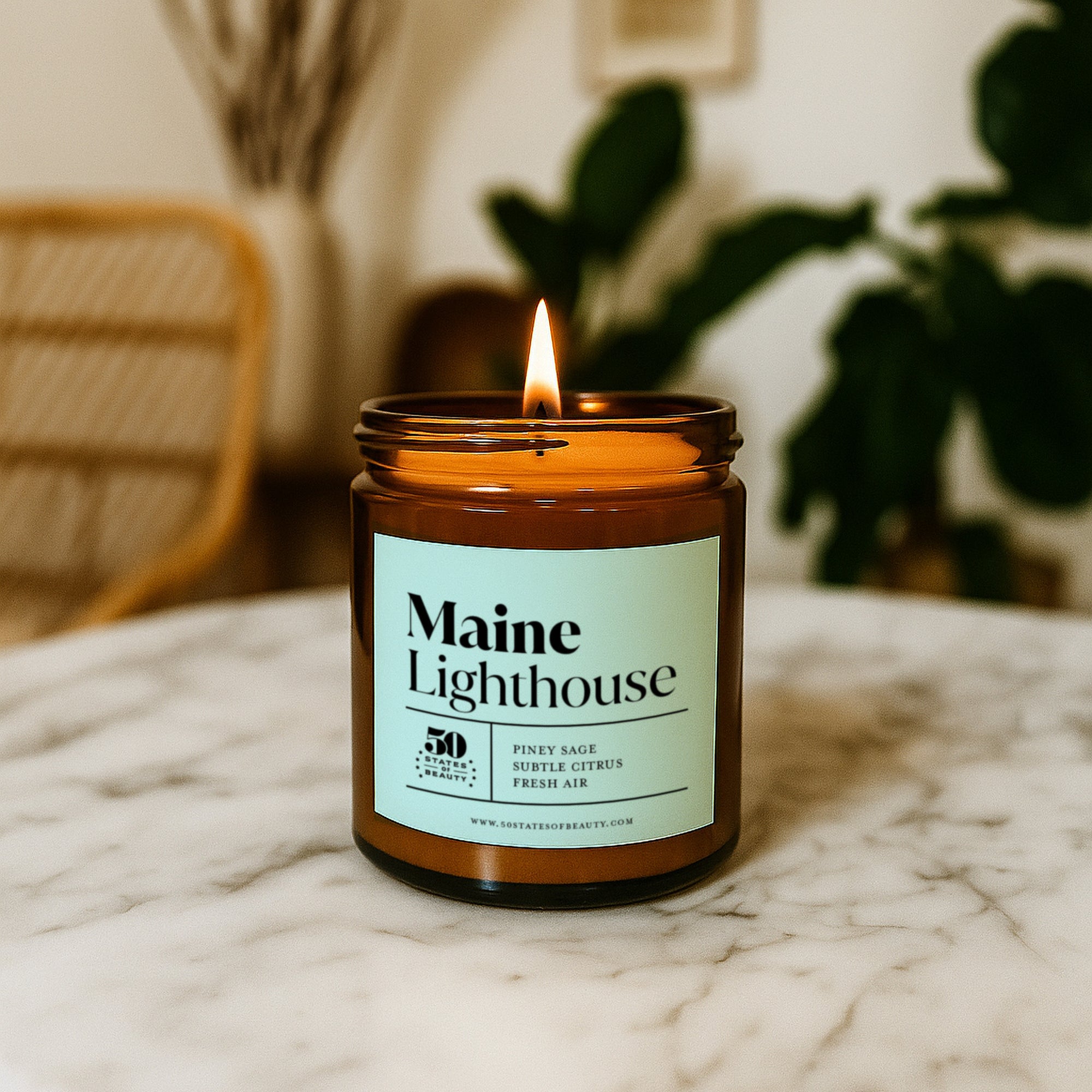 Maine Lighthouse Candle PRE-ORDER
