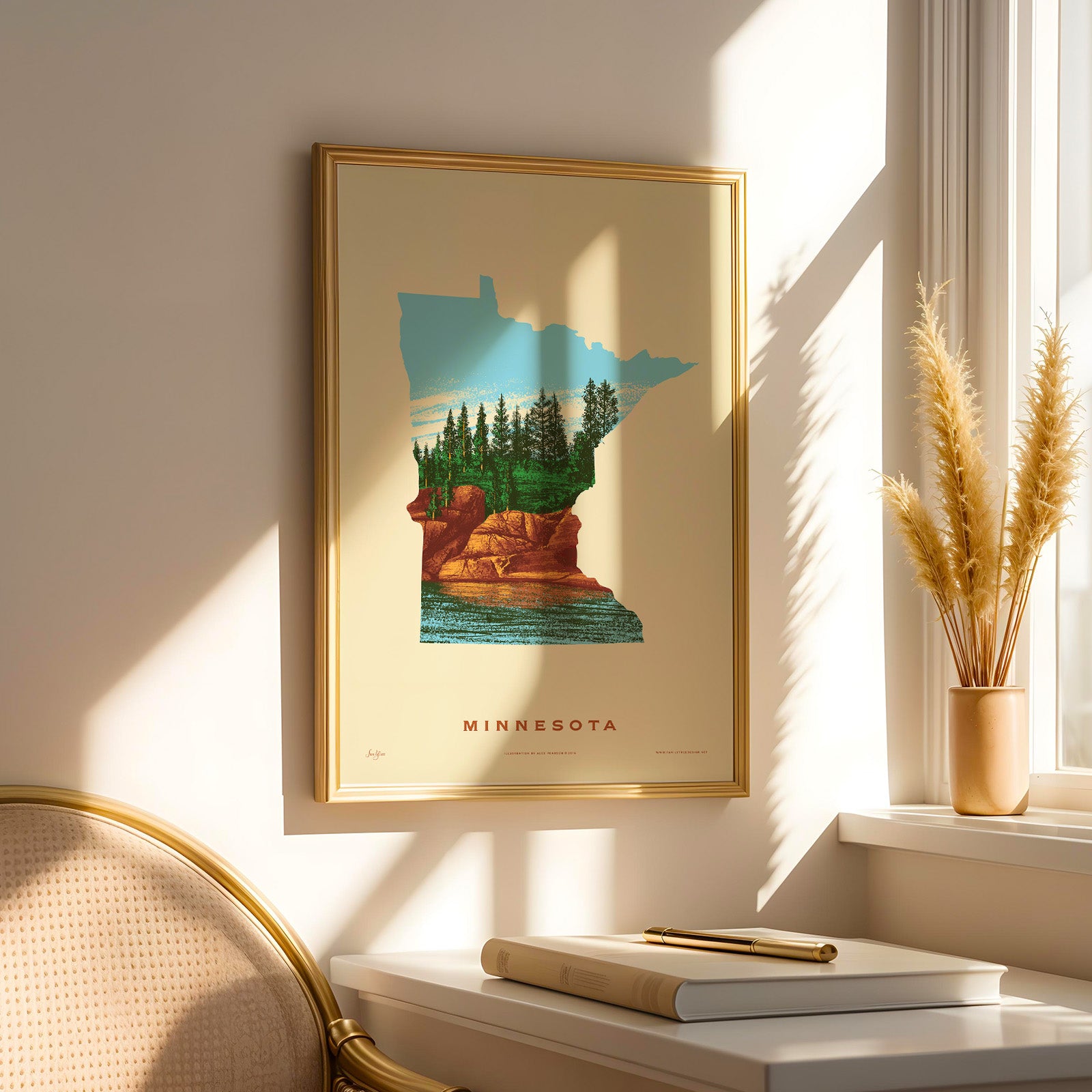 Minnesota State Print - North Shore