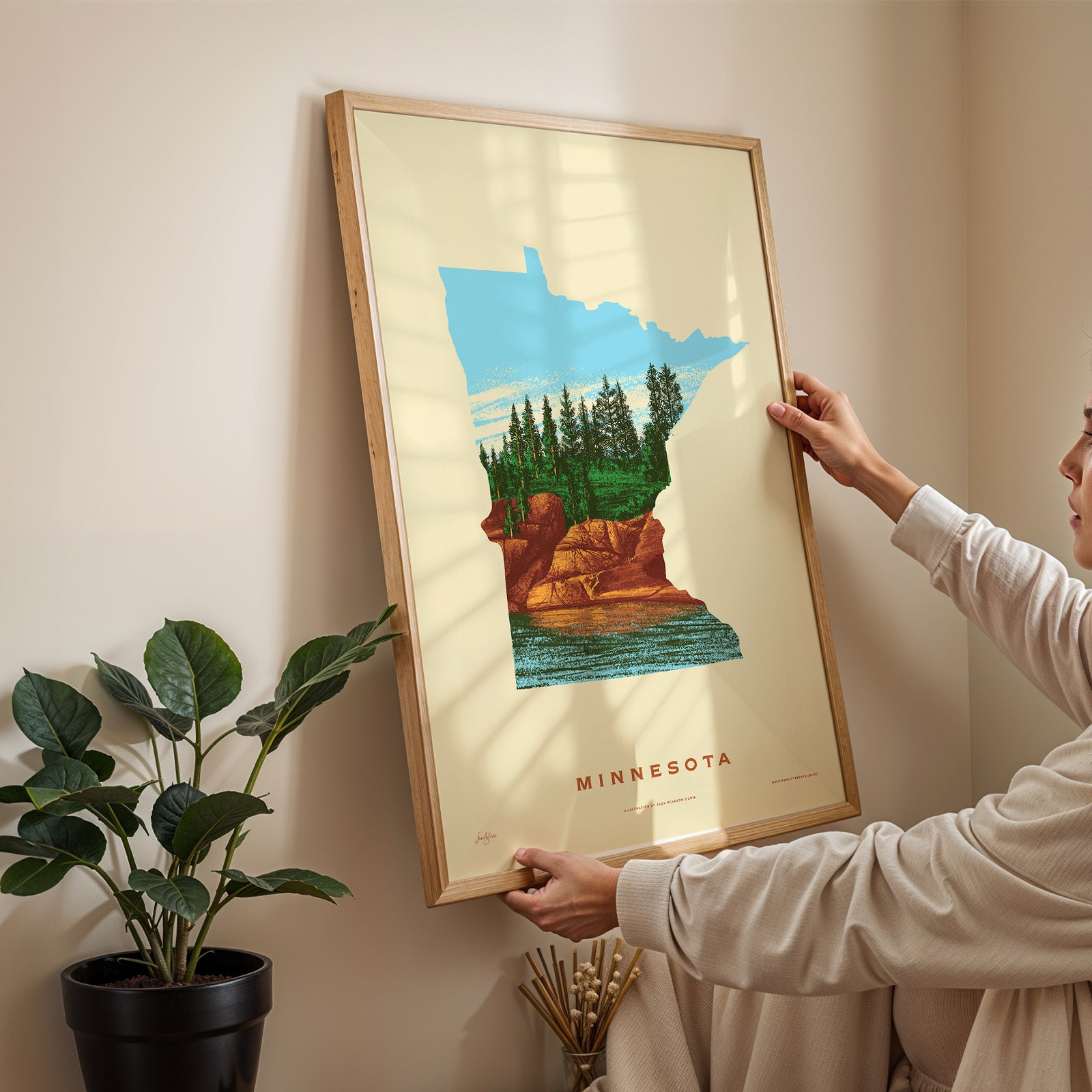 Minnesota State Print - North Shore