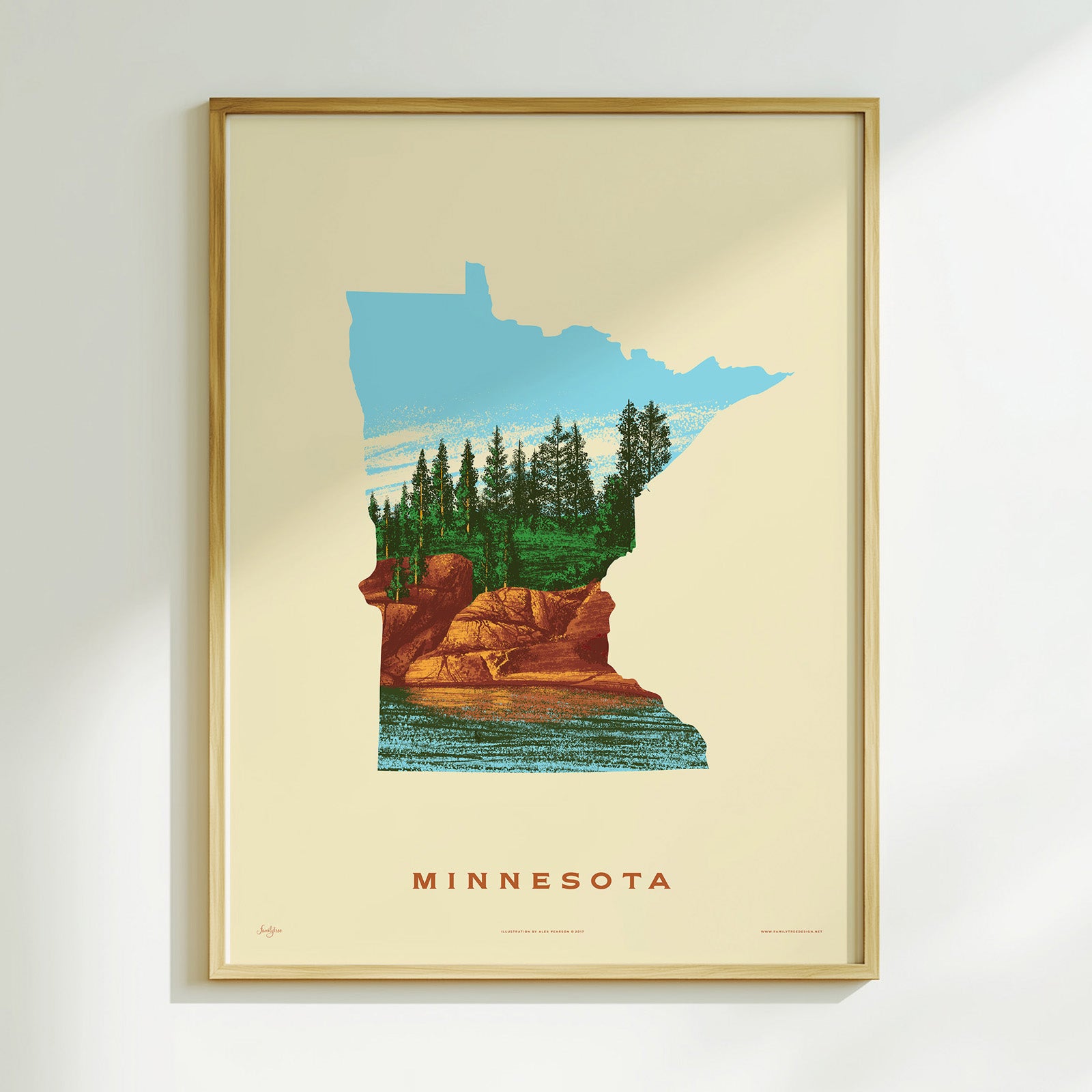 Minnesota State Print - North Shore
