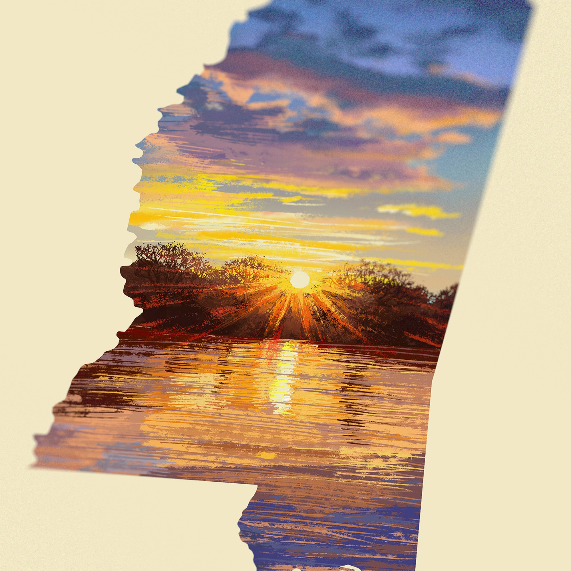 Mississippi River Print