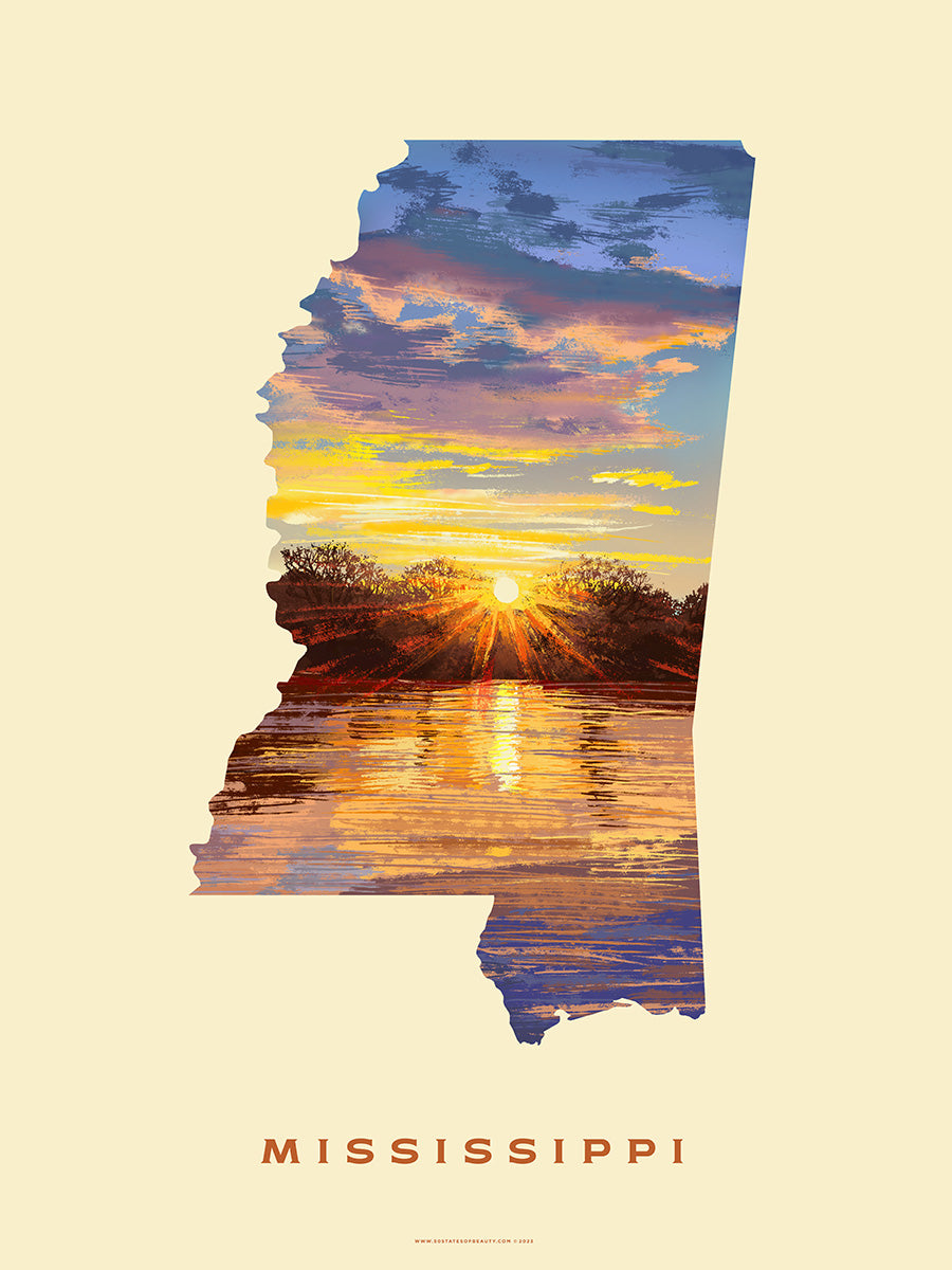 Mississippi River Print