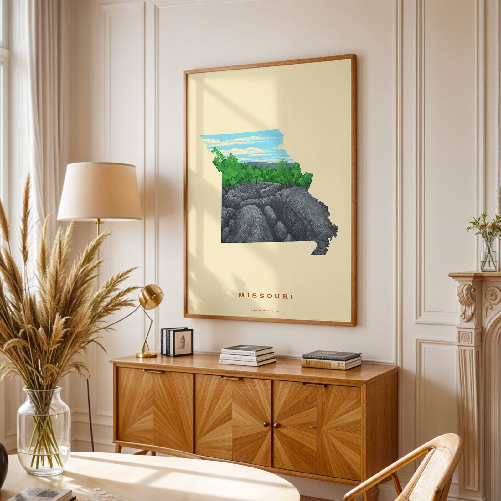 Missouri Elephant Rock Print