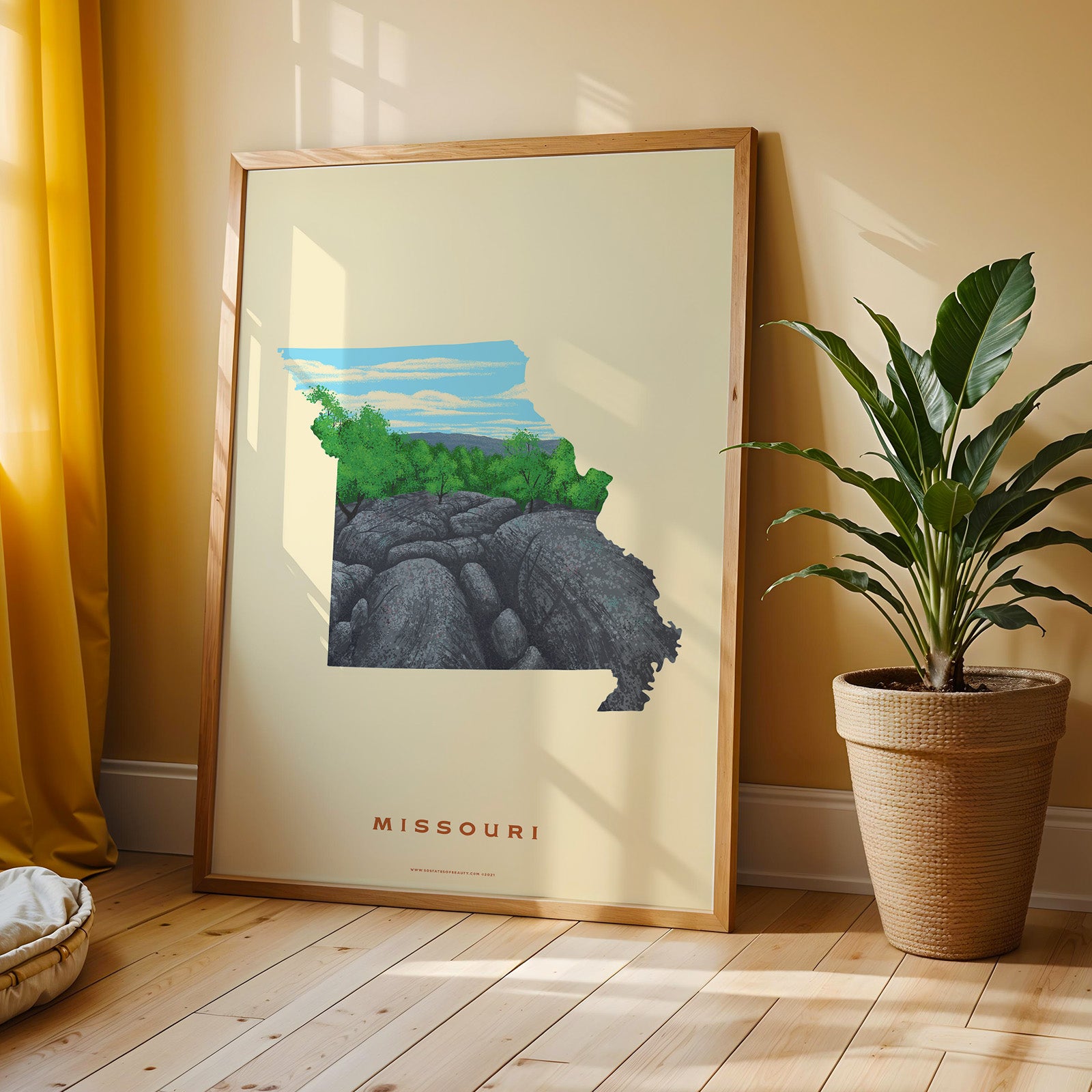 Missouri Elephant Rock Print