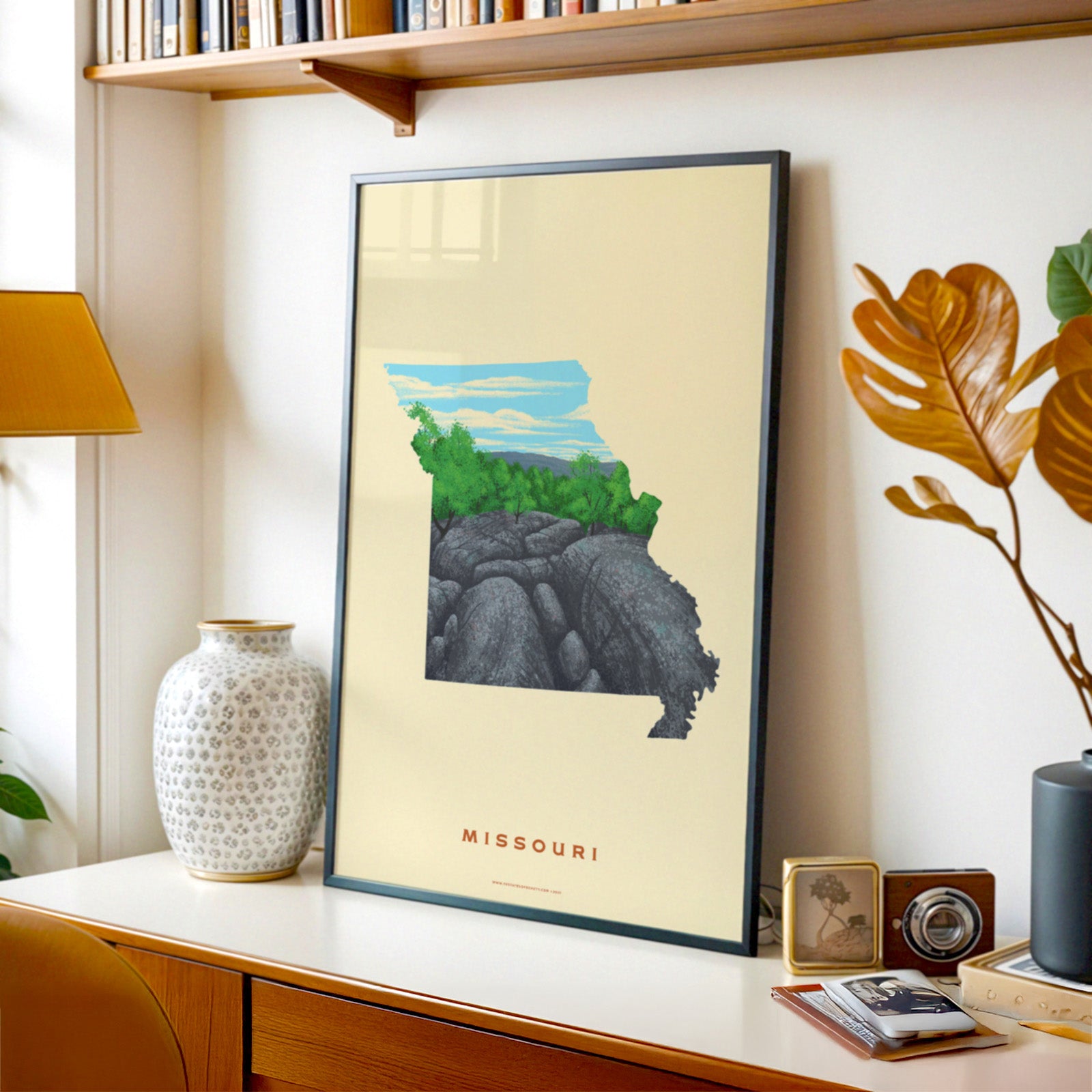 Missouri Elephant Rock Print