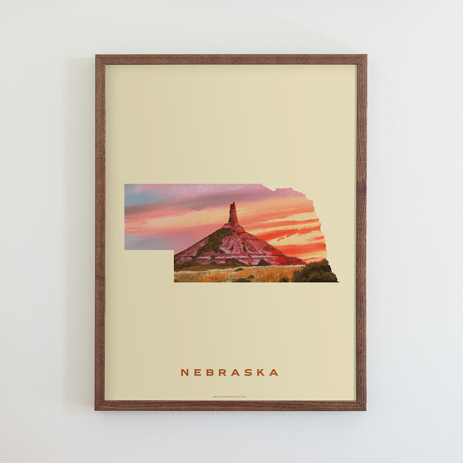 Nebraska Chimney Rock Print