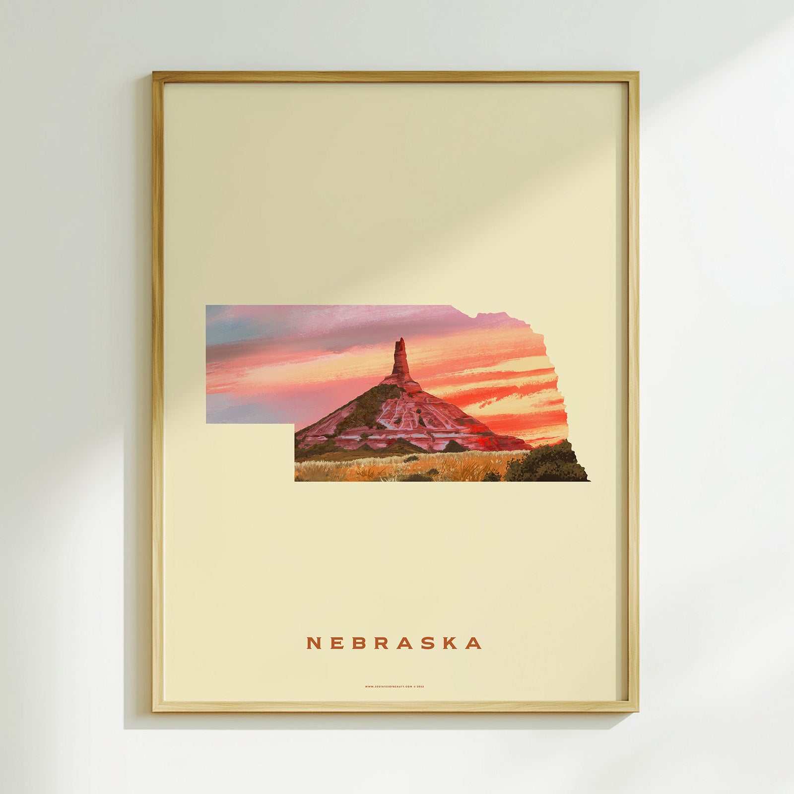 Nebraska Chimney Rock Print