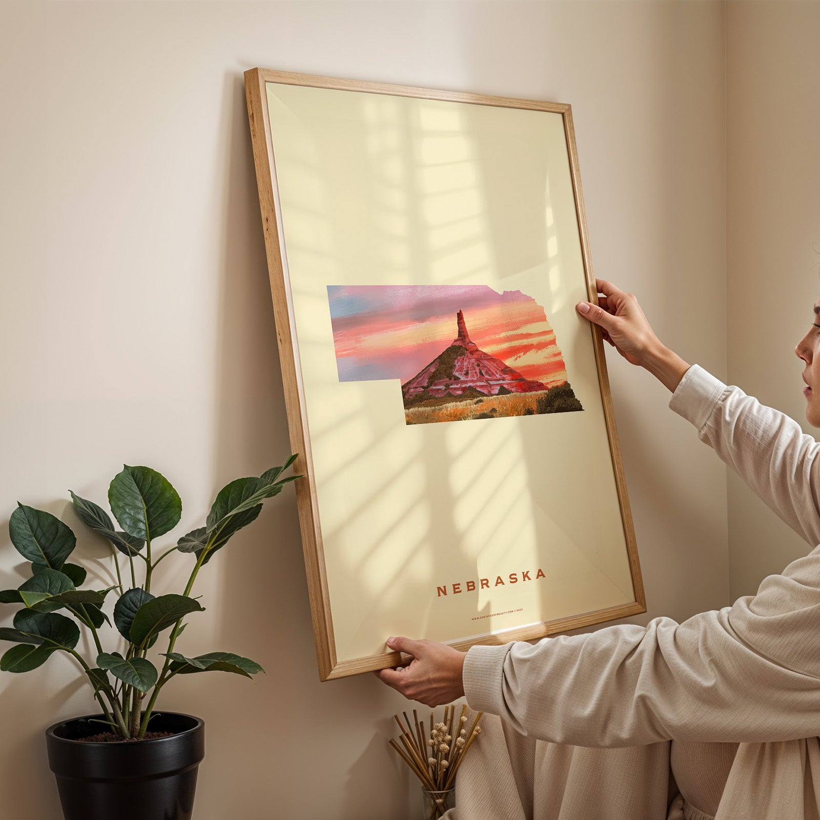Nebraska Chimney Rock Print