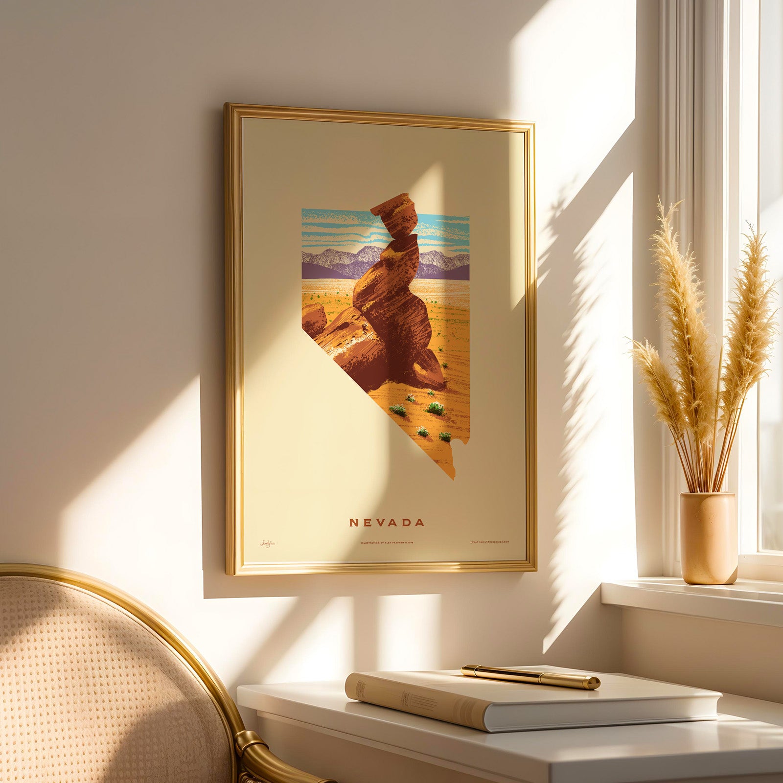 Nevada State Print - Valley of Fire