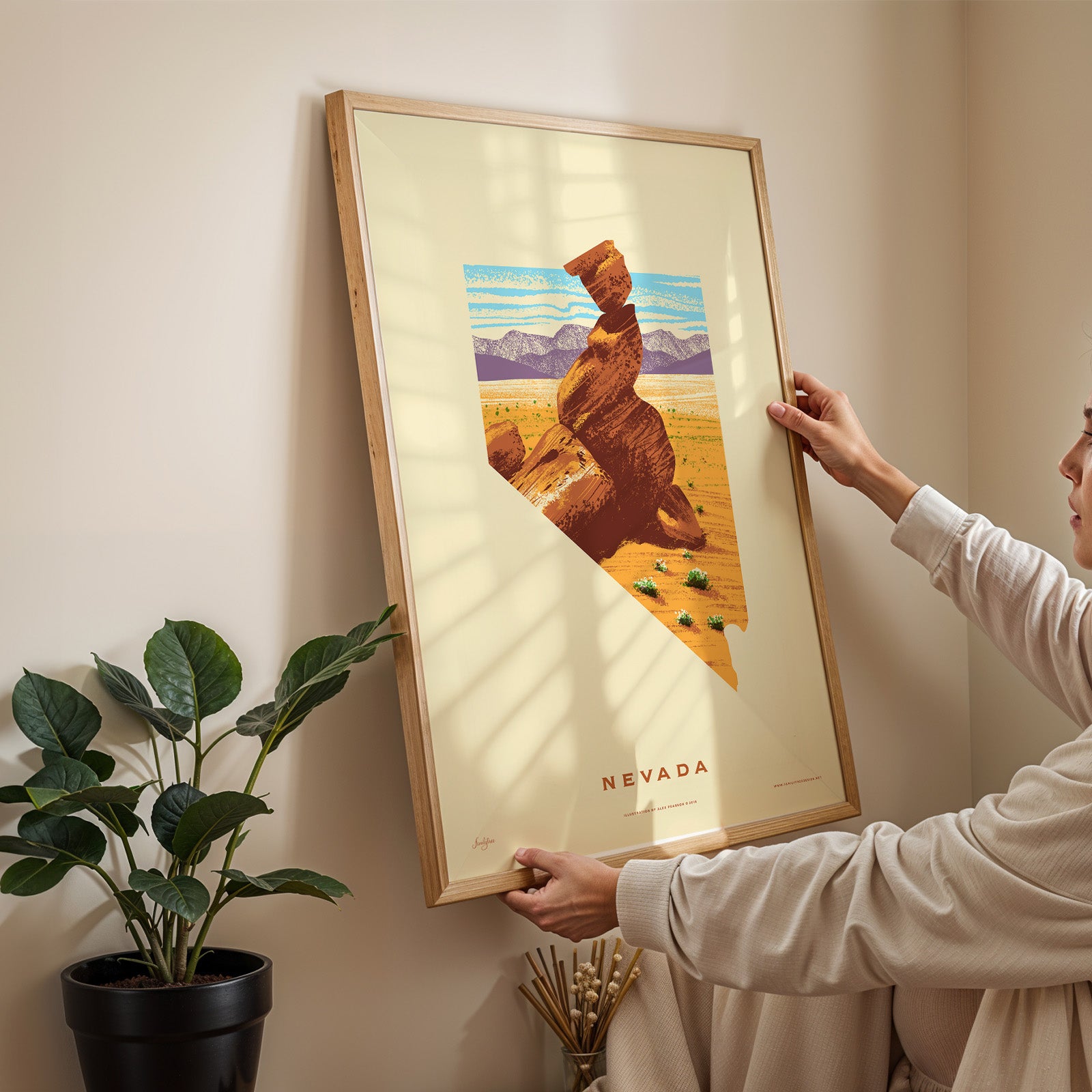 Nevada State Print - Valley of Fire